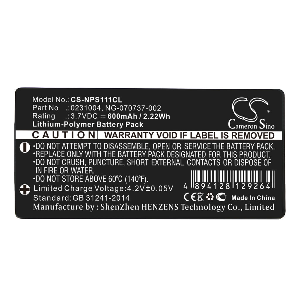 NEC Batterie de téléphone sans fil CS-NPS111CL