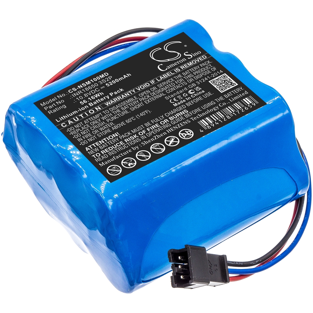 Compatible battery replacement for Neusoft INR18650 3S2P