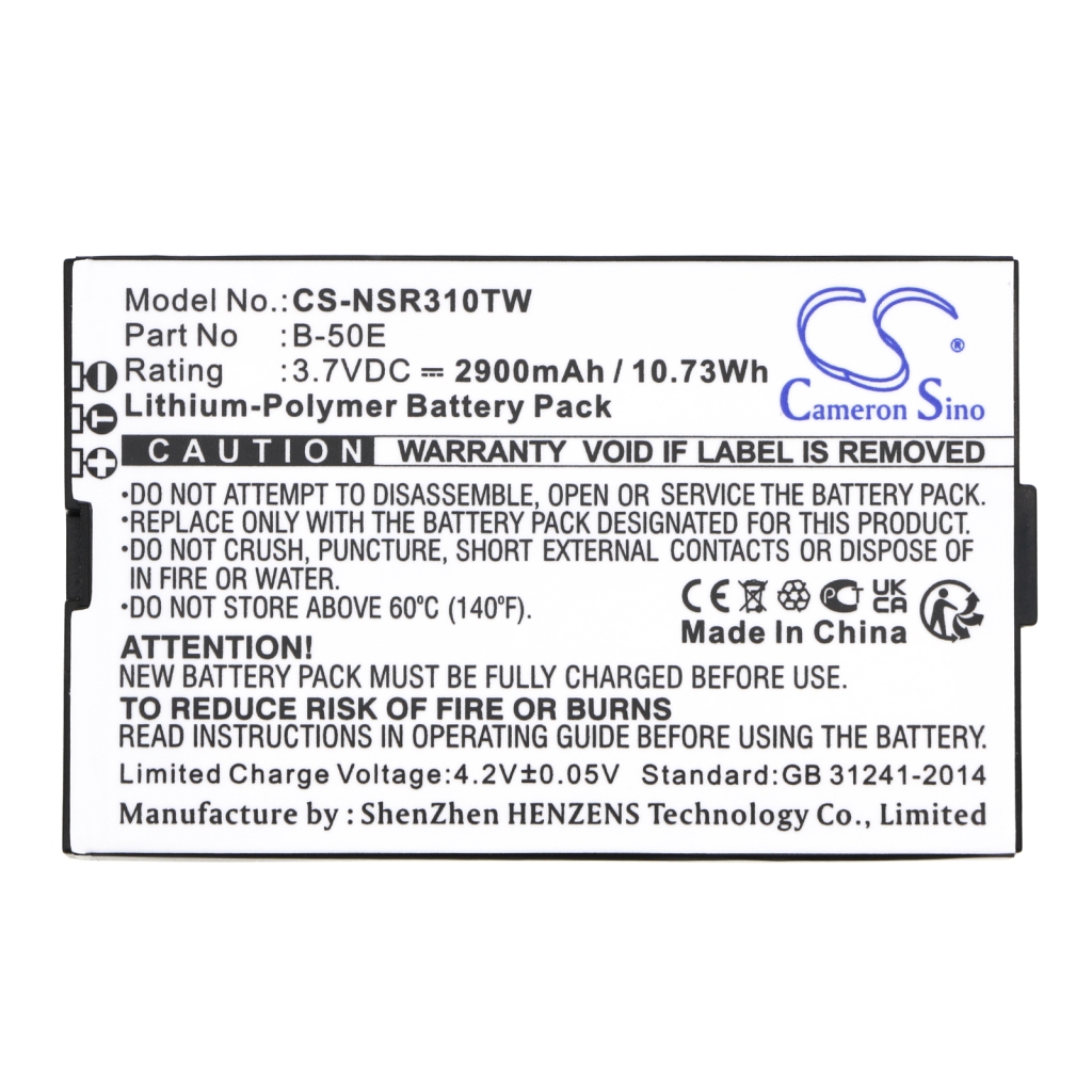 Two-Way Radio Battery Inrico CS-NSR310TW