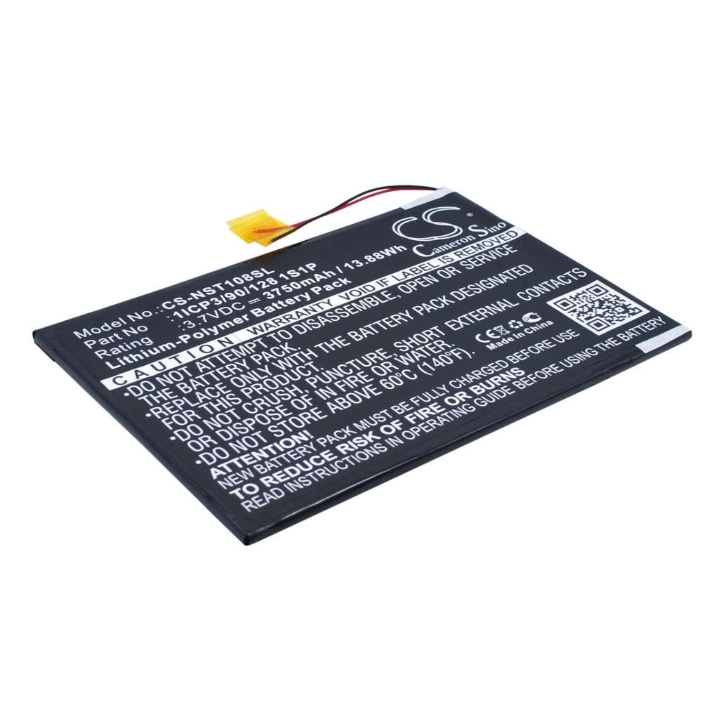 Remplacement de batterie compatible pour Nuvision 1ICP3/90/128 1S1P