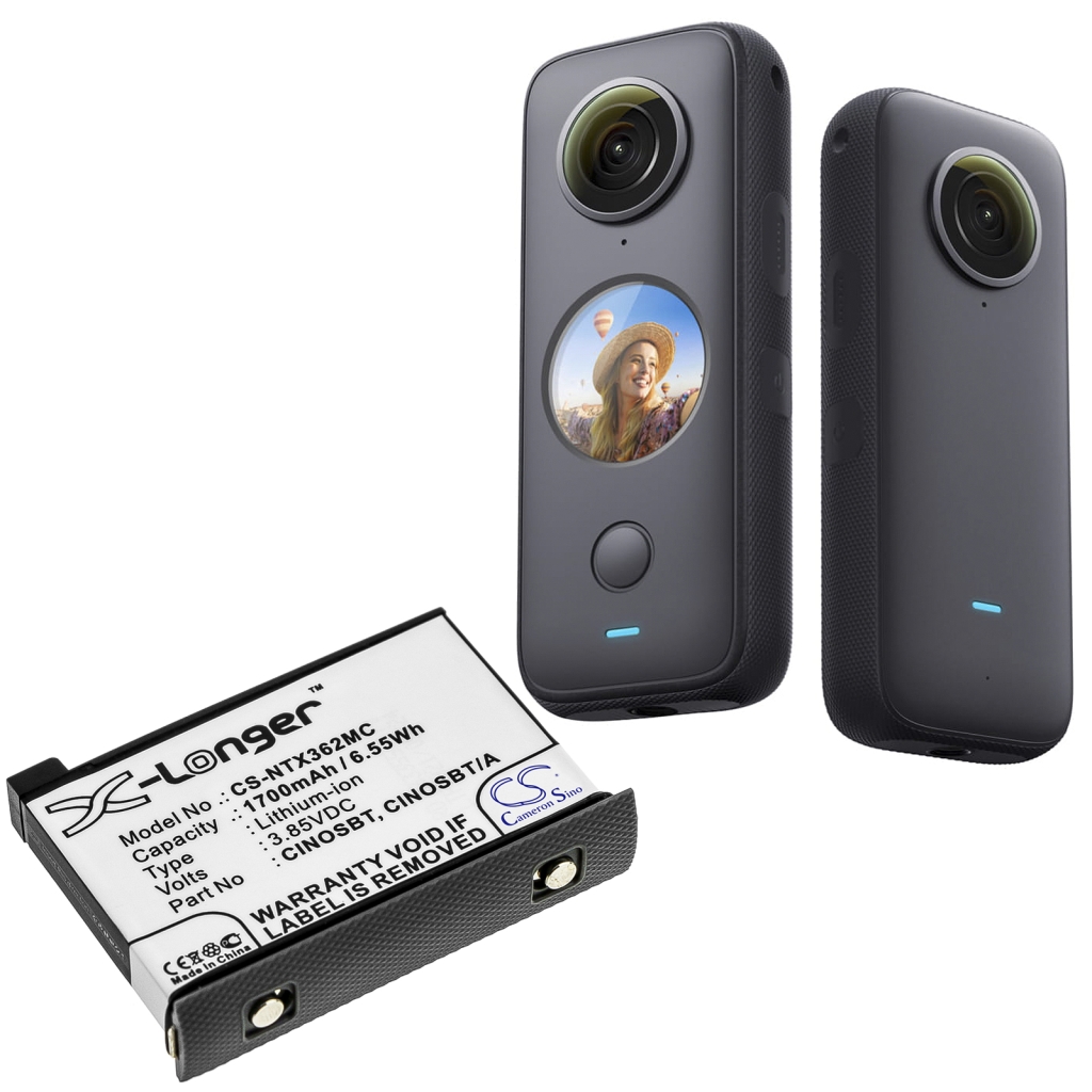 Batterie de l'appareil photo Insta360 CS-NTX362MC