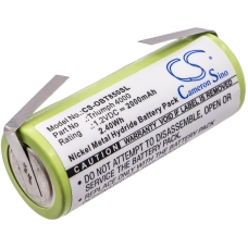 Compatible battery replacement for Oral-B 3745,3761,3762