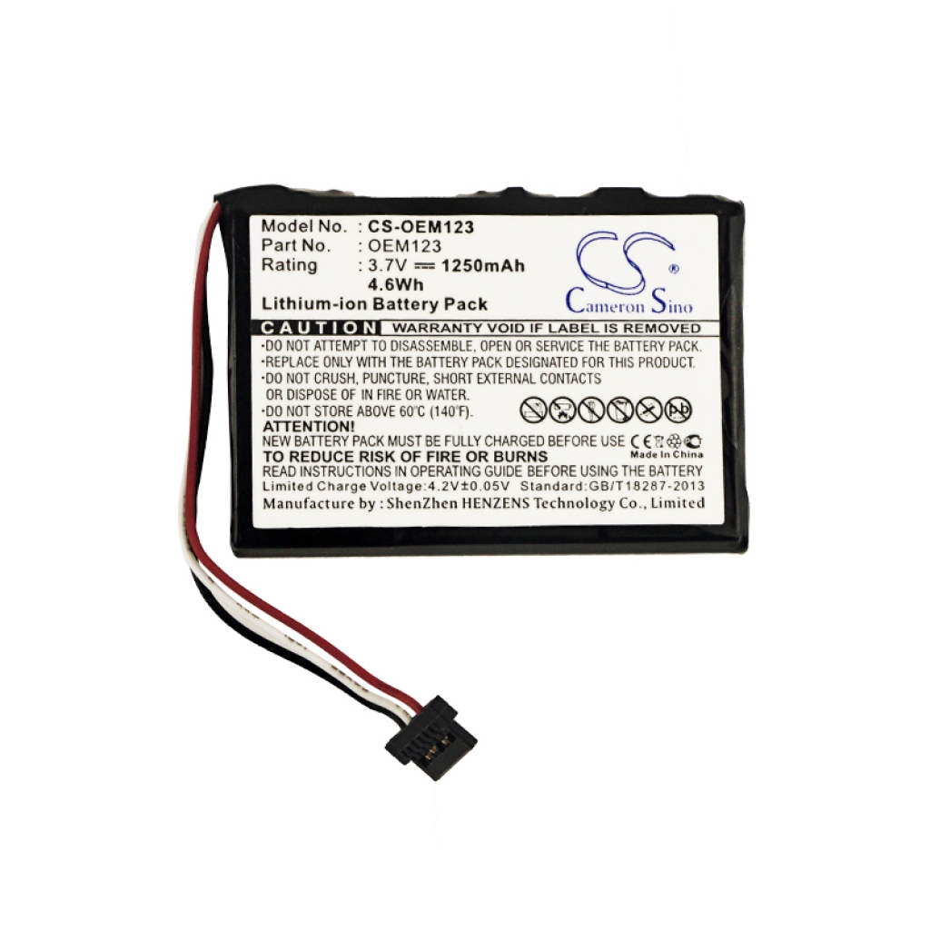 GPS, Batterie de navigation CS-OEM123