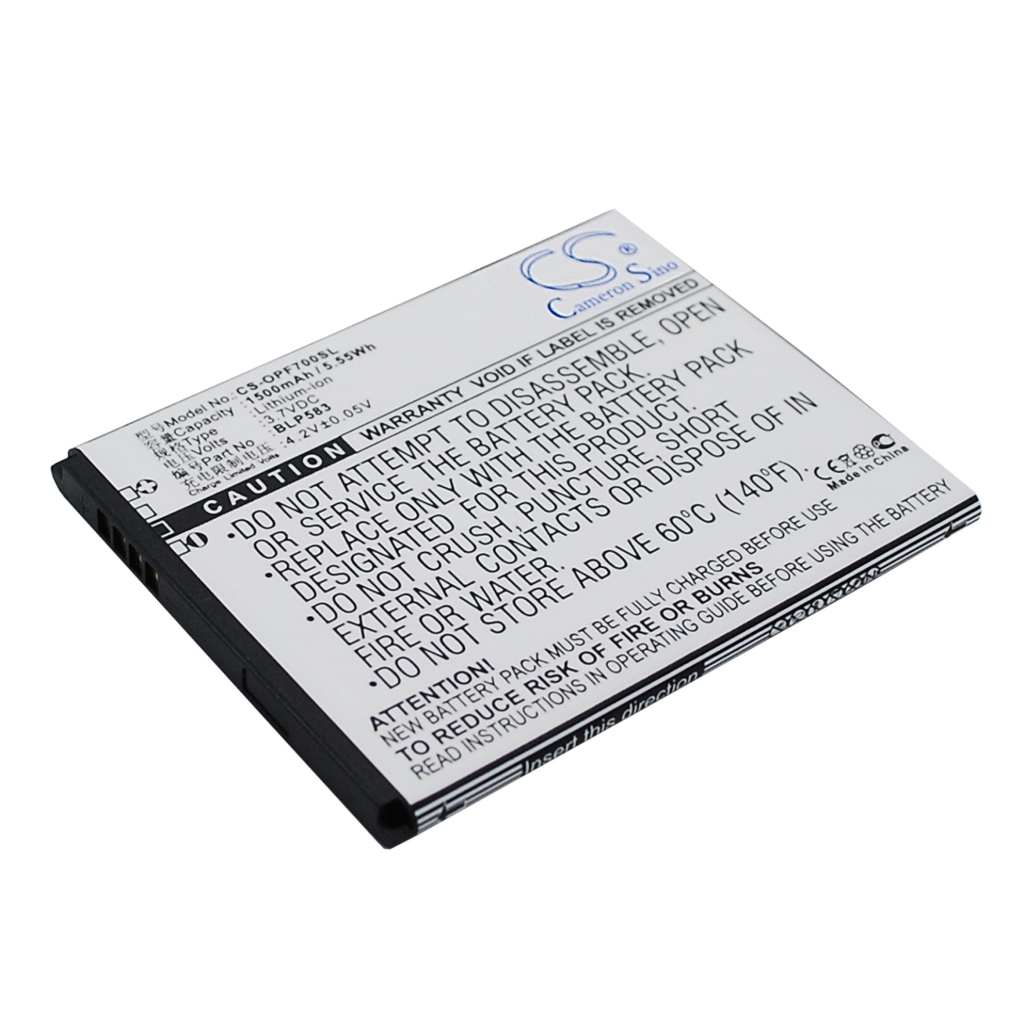 Compatible battery replacement for OPPO BLP583