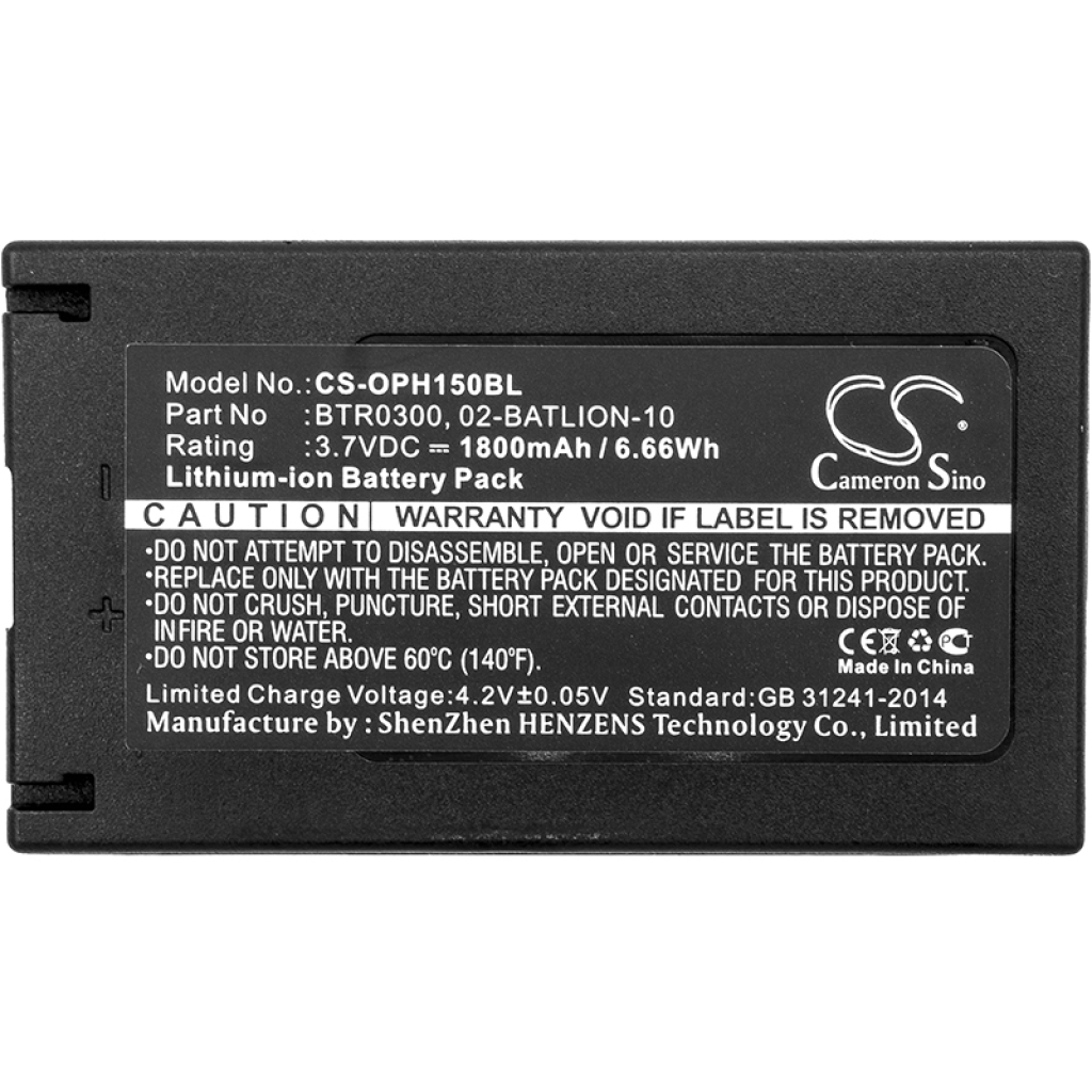 Code à barres, Scanner Batterie du scanner Opticon CS-OPH150BL