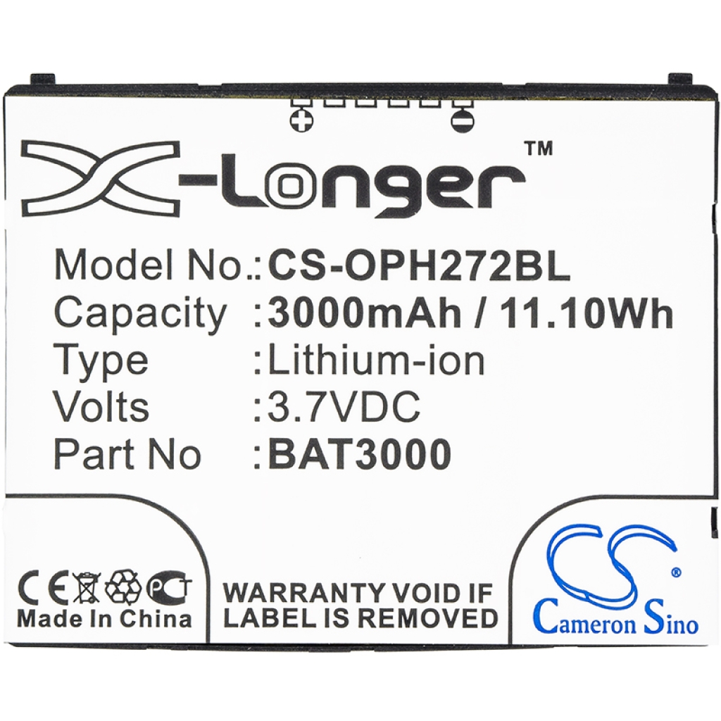 BarCode, Scanner Battery Opticon CS-OPH272BL