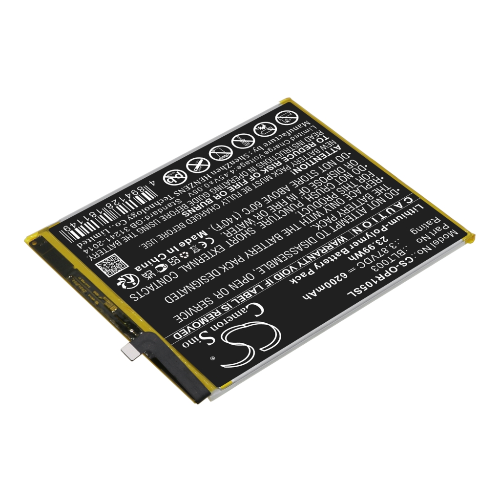 Compatible battery replacement for OPPO BLT003