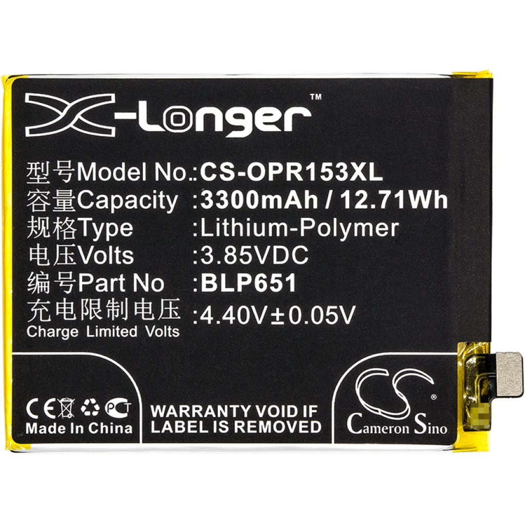 Mobile Phone Battery OPPO CS-OPR153XL