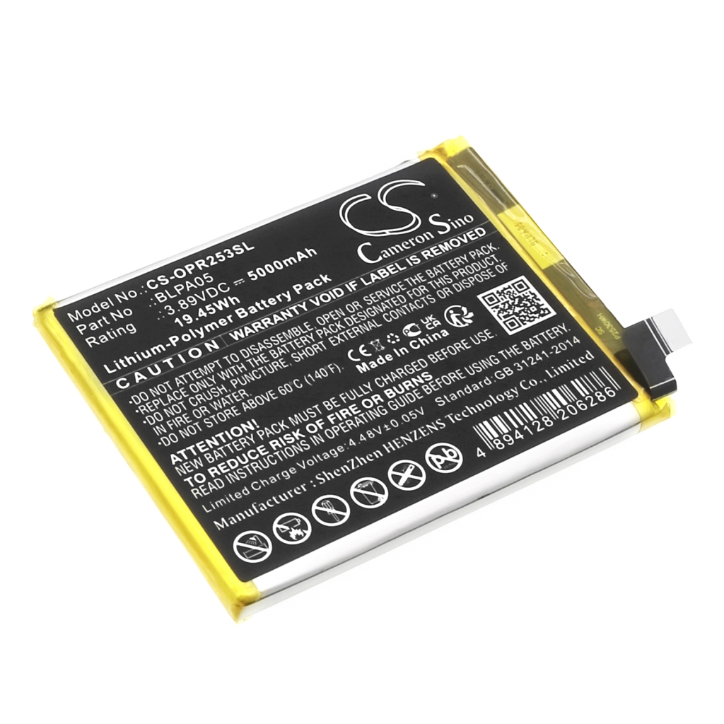 Compatible battery replacement for OPPO BLPA05