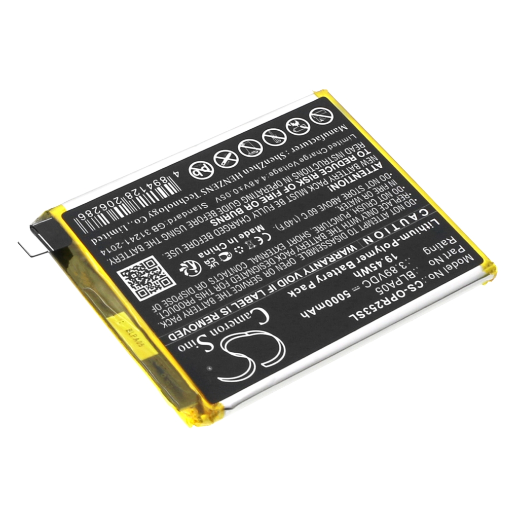 Compatible battery replacement for OPPO BLPA05