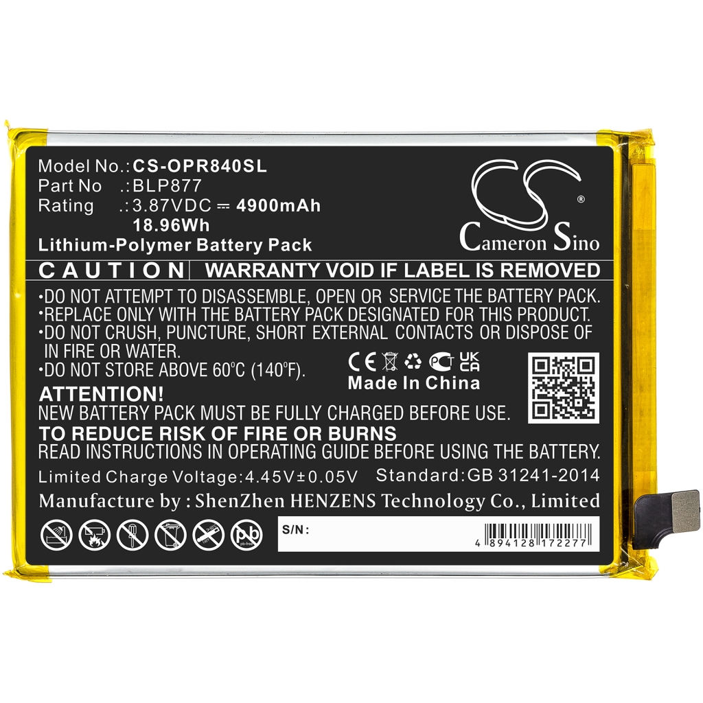 Batteries Remplace BLP877