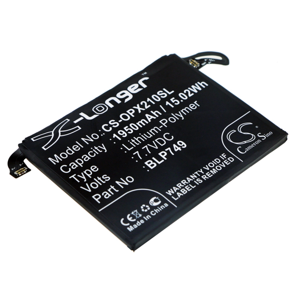 Compatible battery replacement for OPPO BLP749