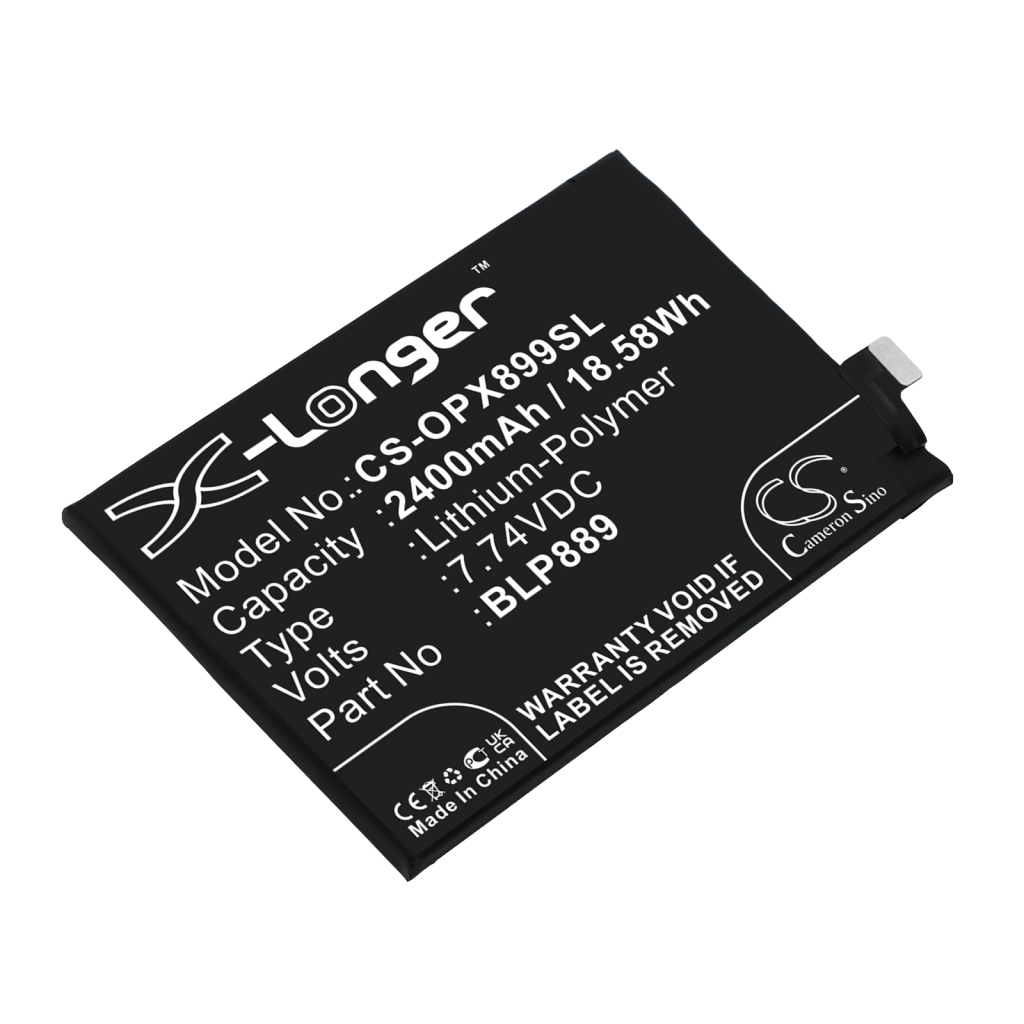 Compatible battery replacement for OPPO BLP889