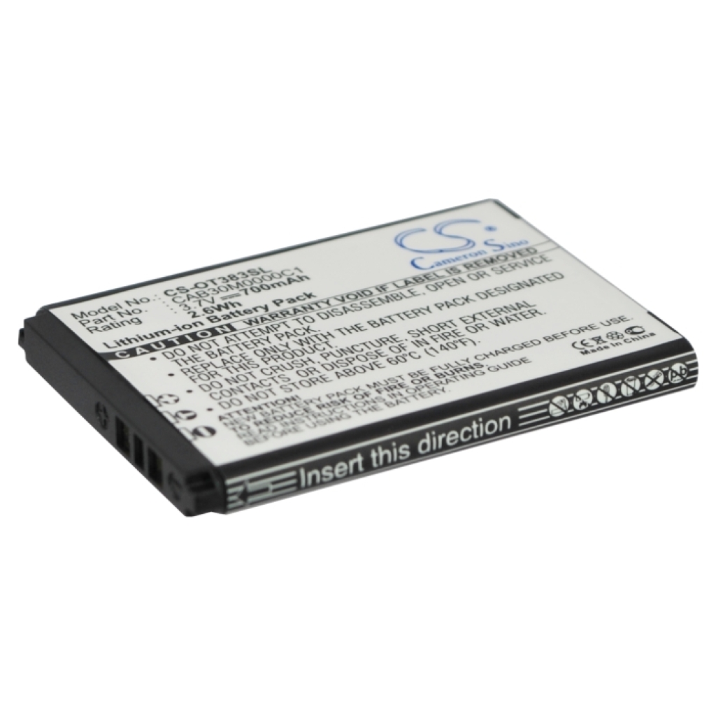 Mobile Phone Battery Alcatel CS-OT383SL