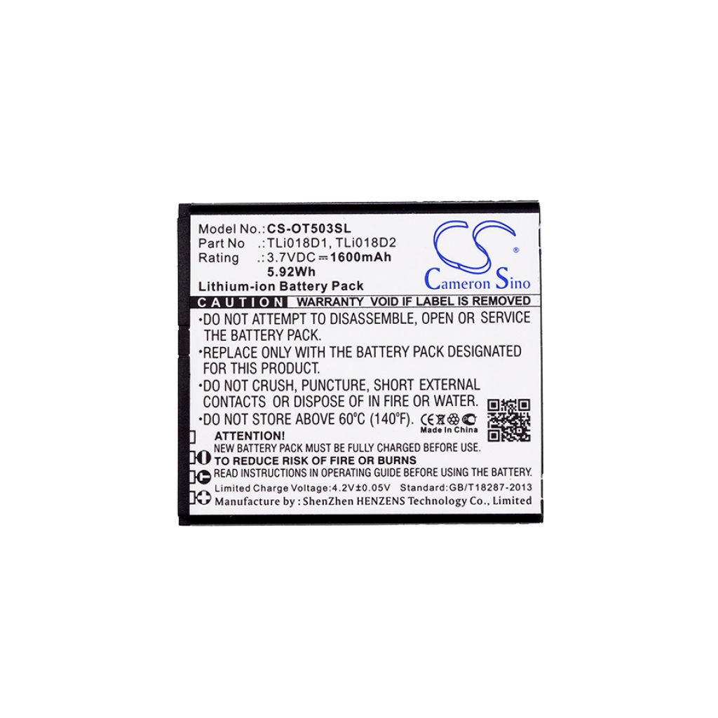 Battery Replaces TLi018D2