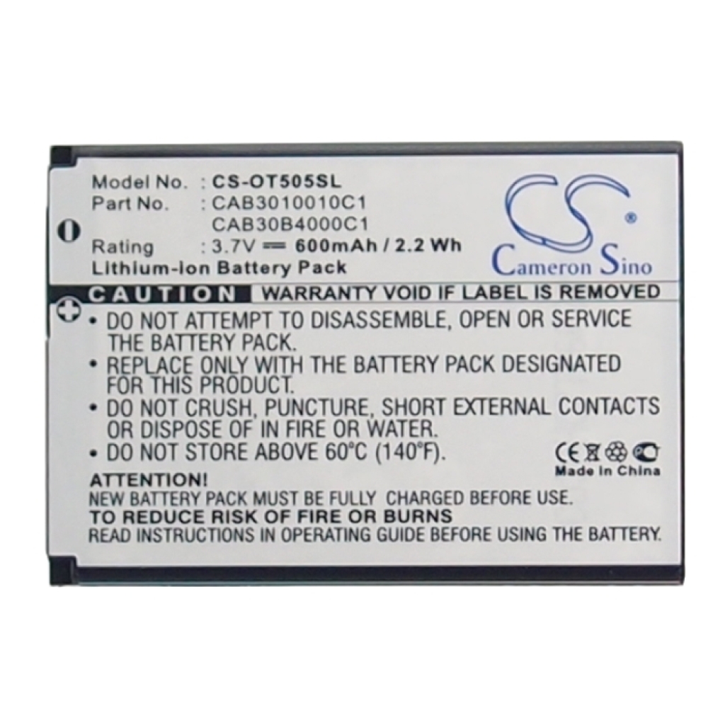 Battery Replaces CAB3010010C1