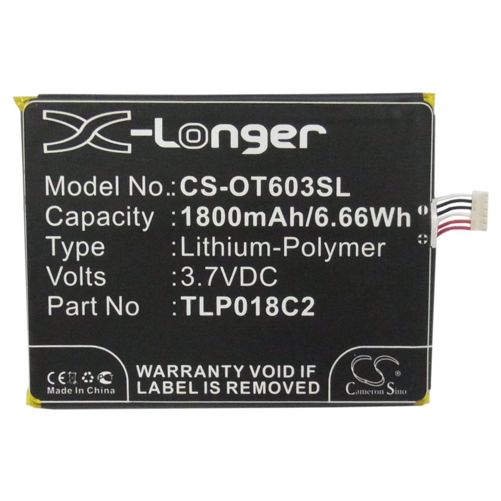 Batteries Remplace TLp018C4