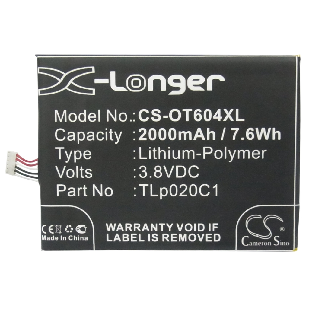 Batteries Remplace TLp020C2