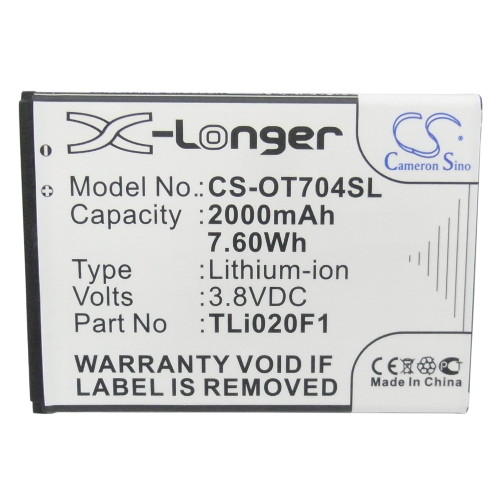 Battery Replaces TLi020F1