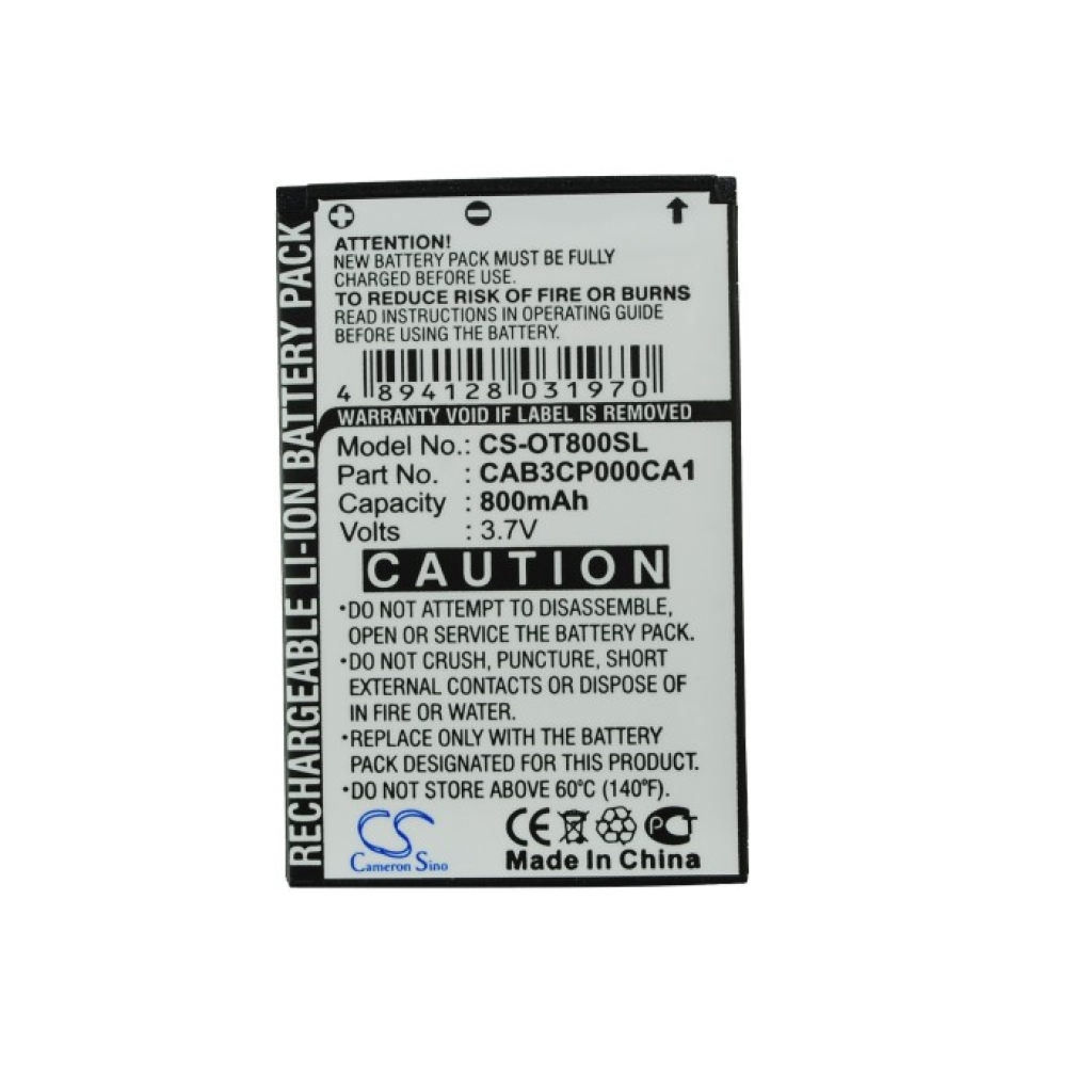 Batteries Remplace CAB3CP000CA1