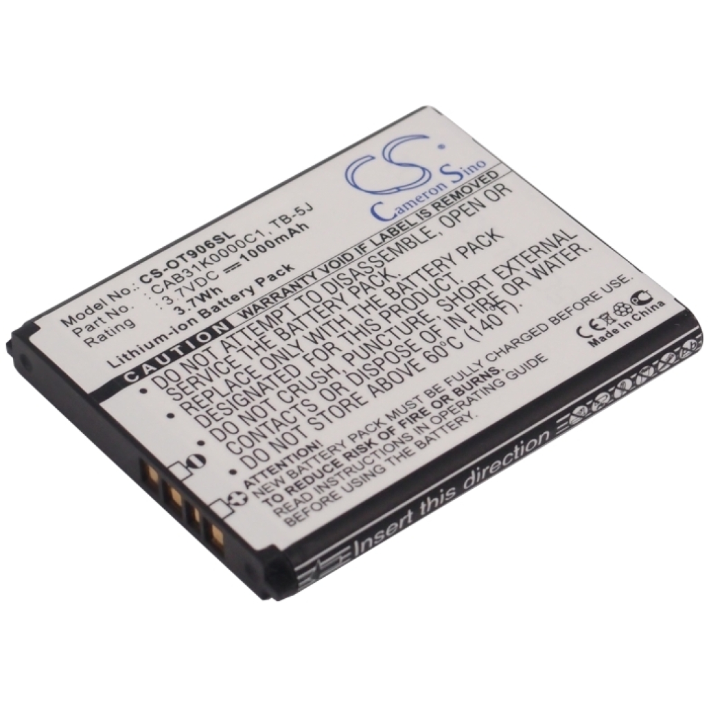 Batteries Remplace TB-5J