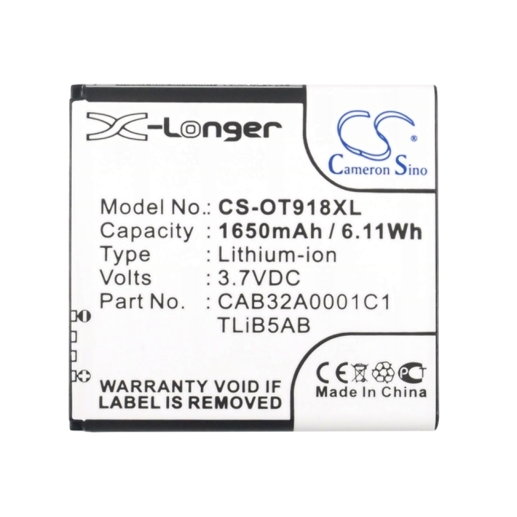 Mobile Phone Battery TCL CS-OT918XL