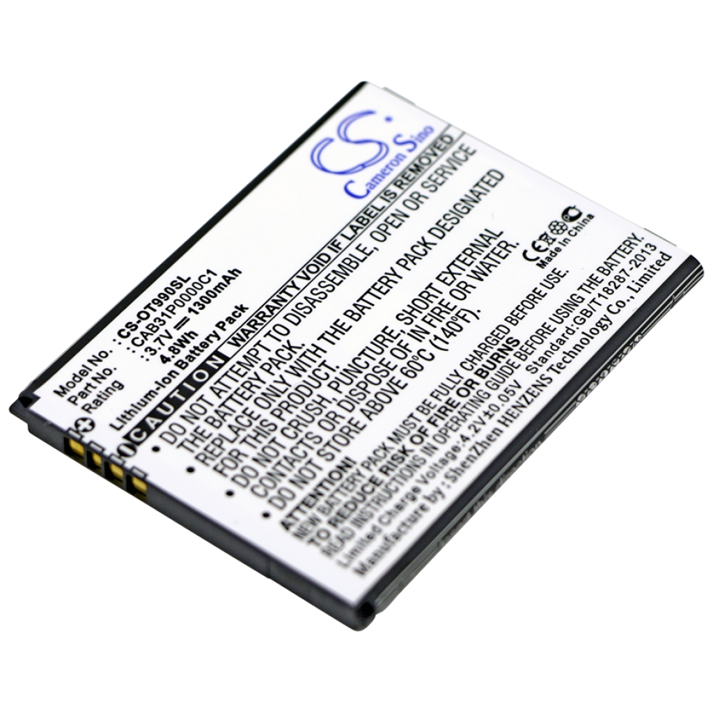 Batteries Remplace TB-4T0058200