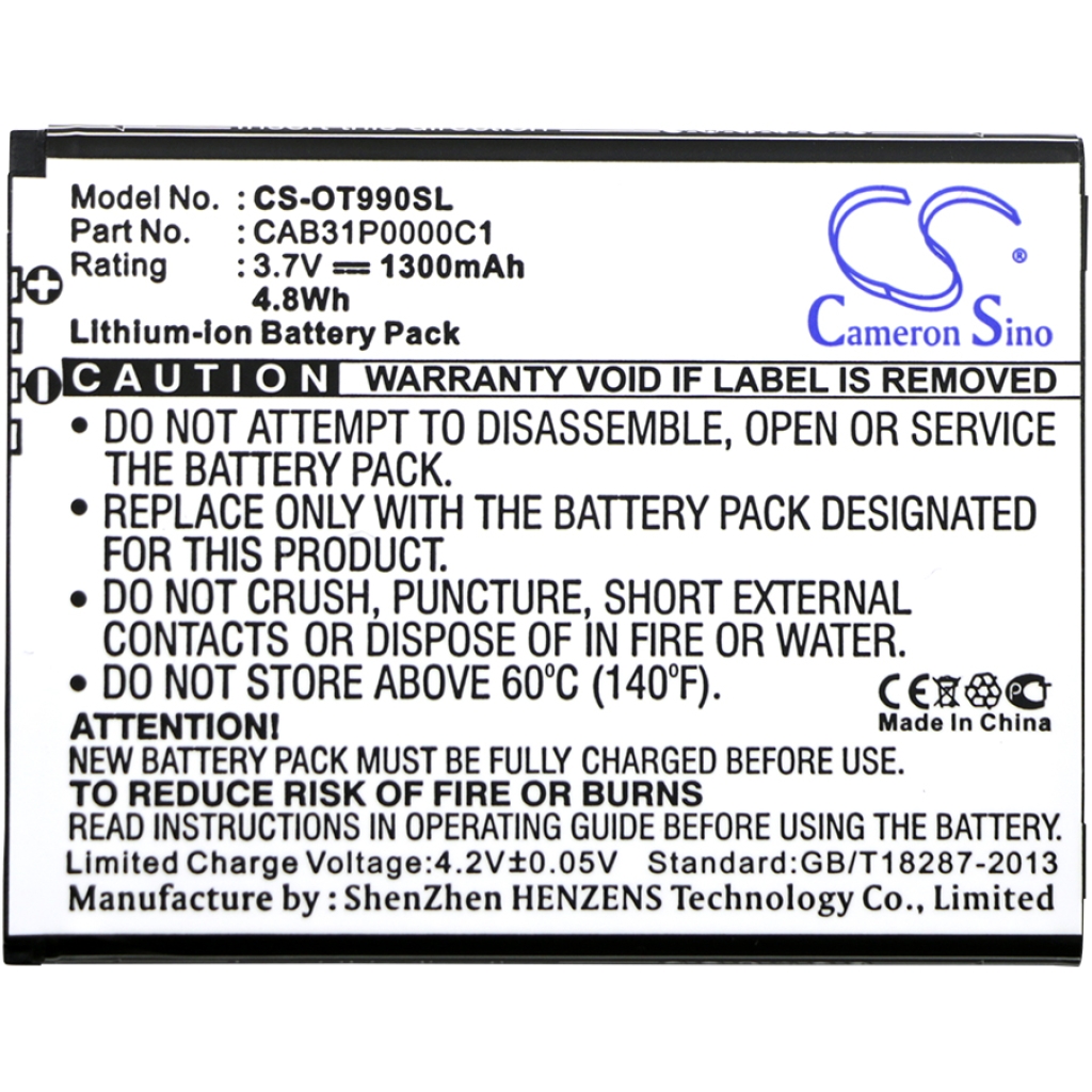 Batteries Remplace CAB31P0001C1