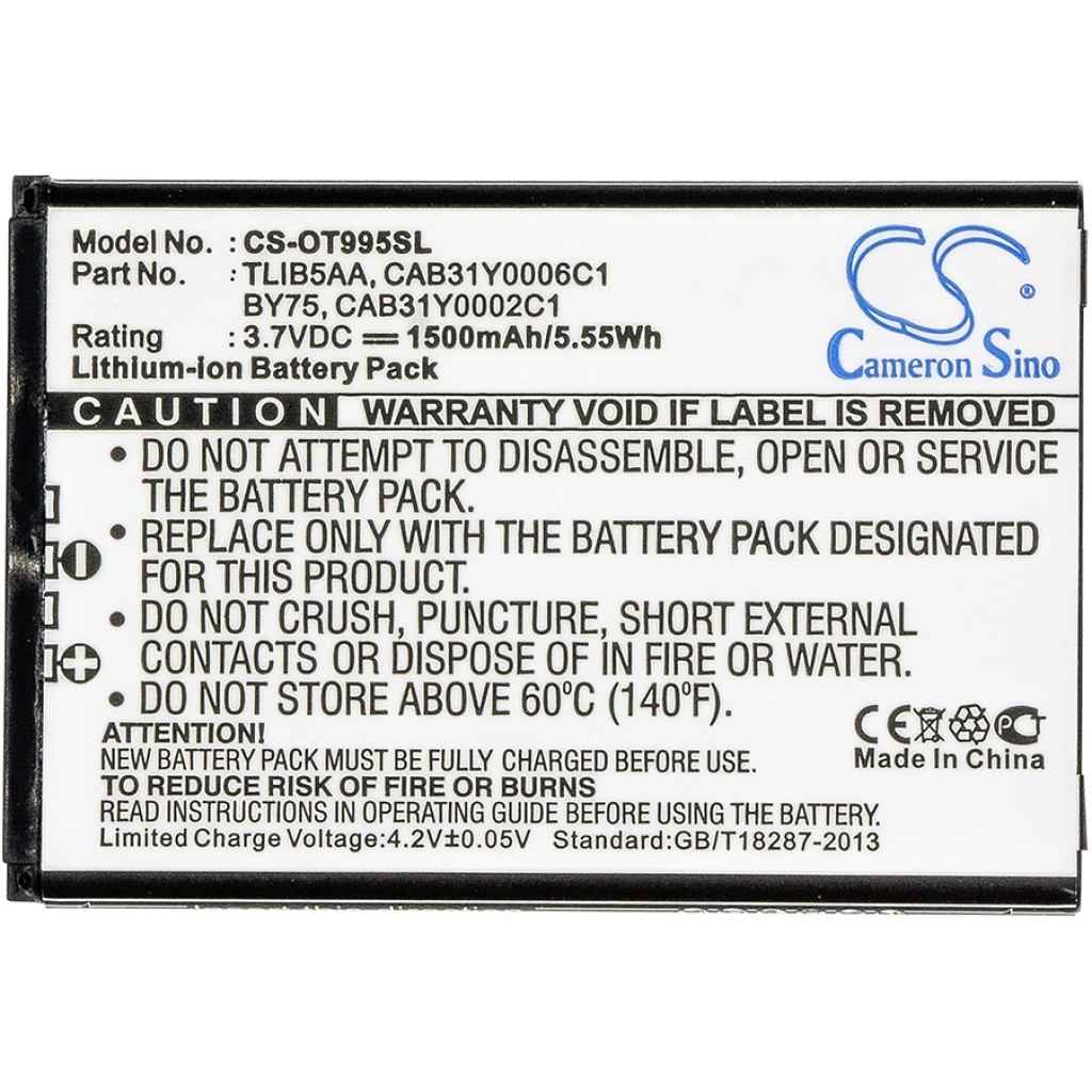 Battery Replaces CAB31Y0006C1