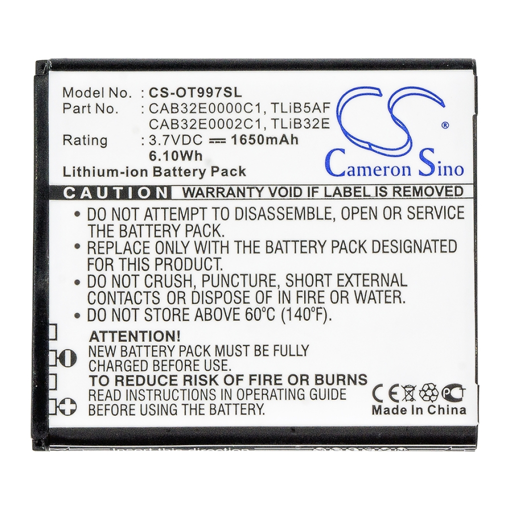 Battery Replaces CAB32E0000C1