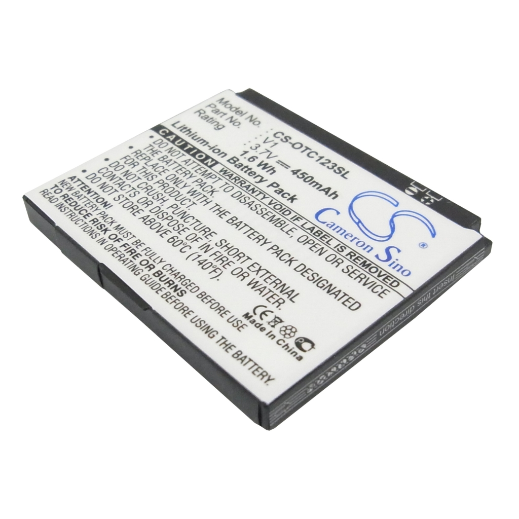 Compatible battery replacement for Alcatel V1