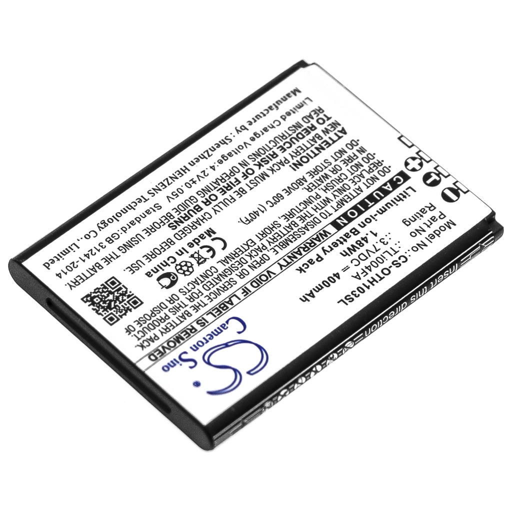 Compatible battery replacement for Alcatel TLI004FA