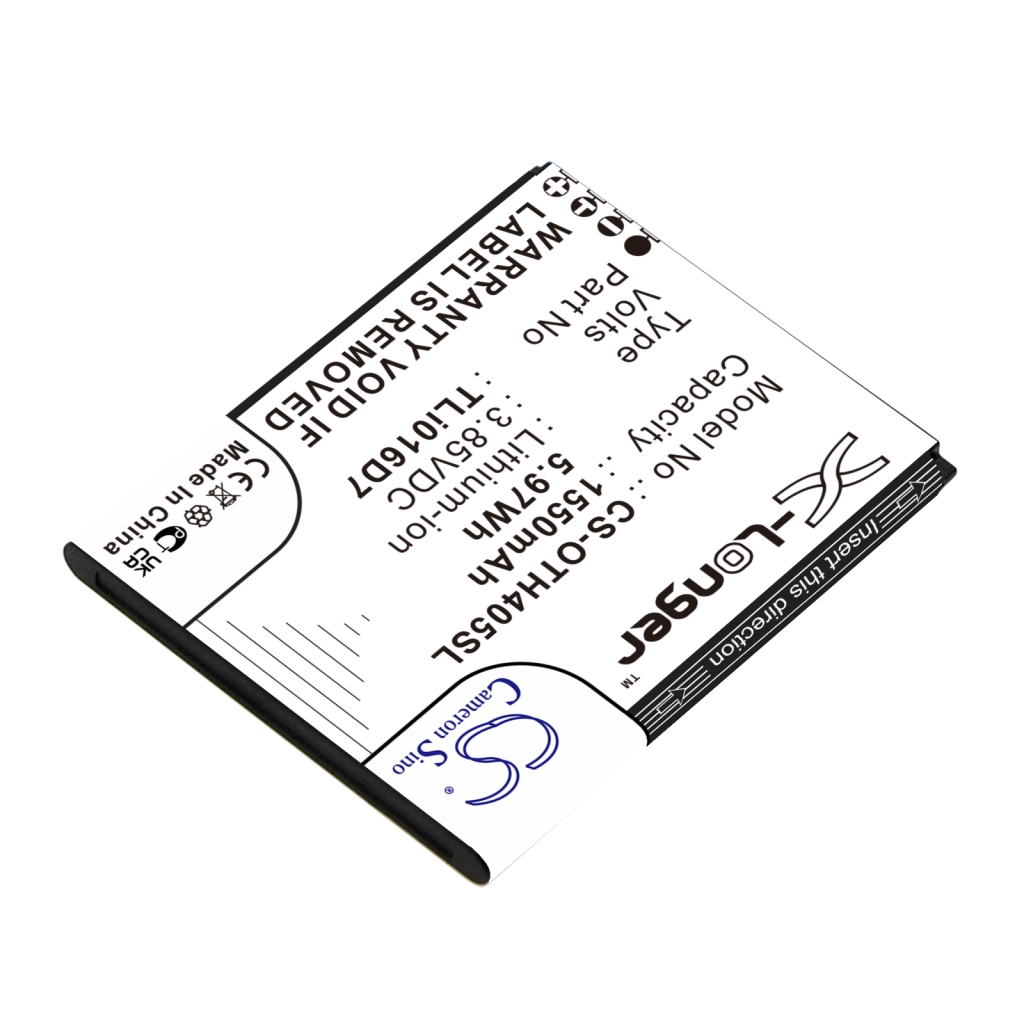 Compatible battery replacement for Alcatel TLI016D7