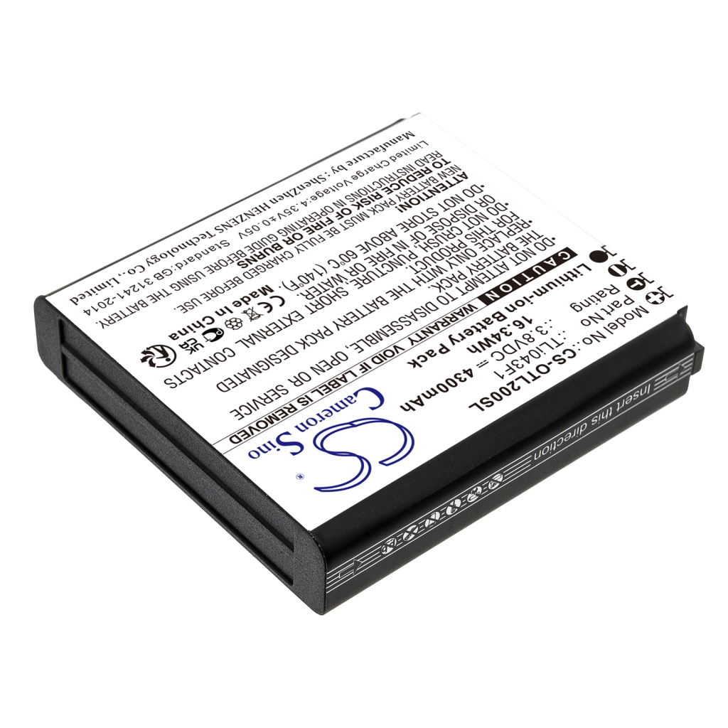 Compatible battery replacement for TCL TLI043F1