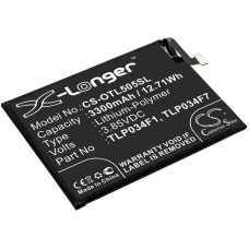 Remplacement de batterie compatible pour Alcatel TLP034F1,TLP034F7