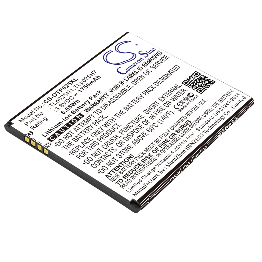 Mobile Phone Battery Alcatel CS-OTP025XL