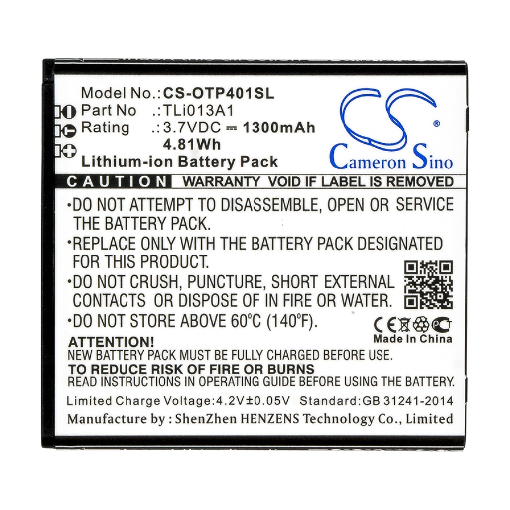 Batteries Remplace TLi013A1