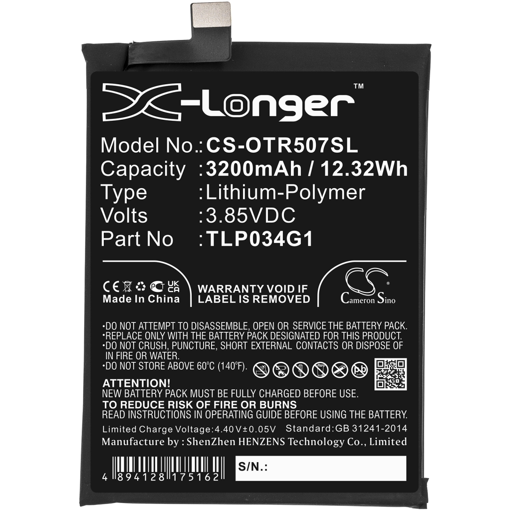 Battery Replaces TLP034G1