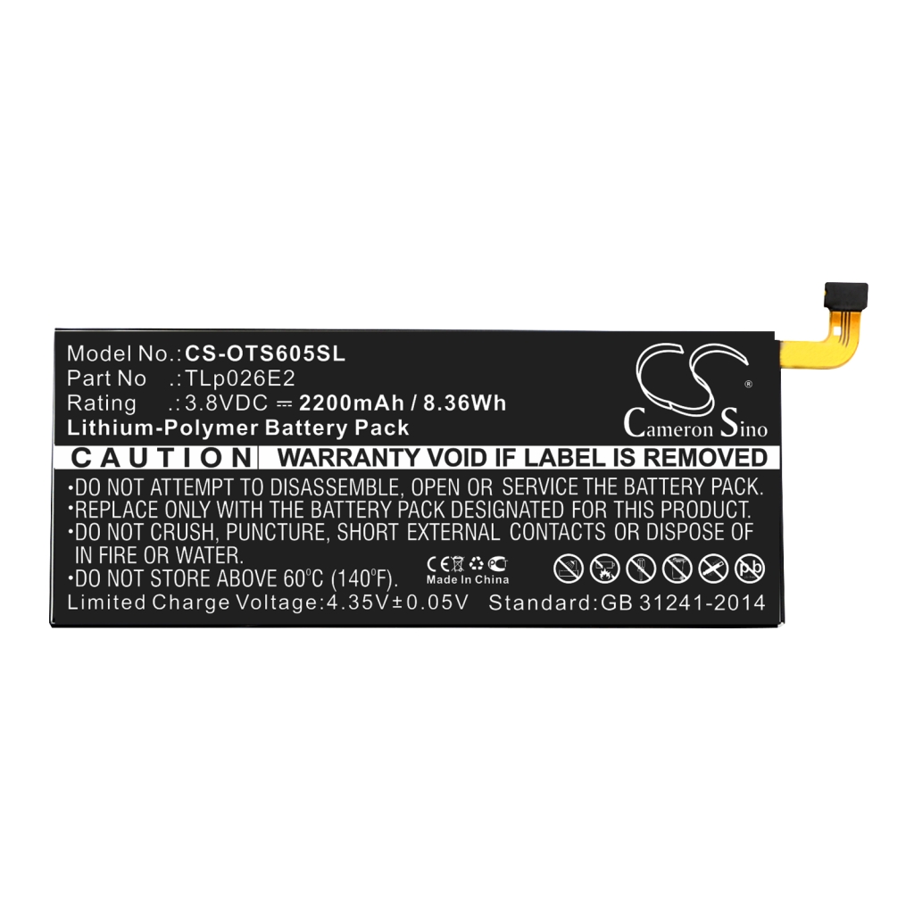 Batteries Remplace CAC2610005CJ