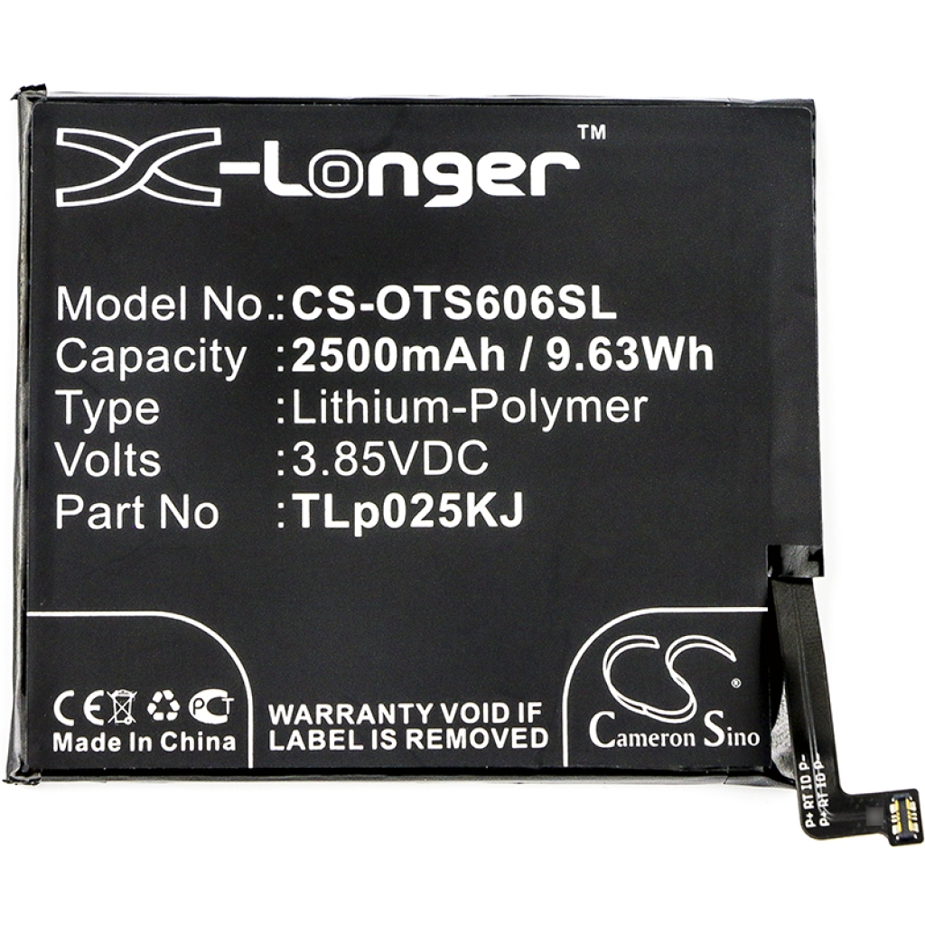 Battery Replaces TLp025K1