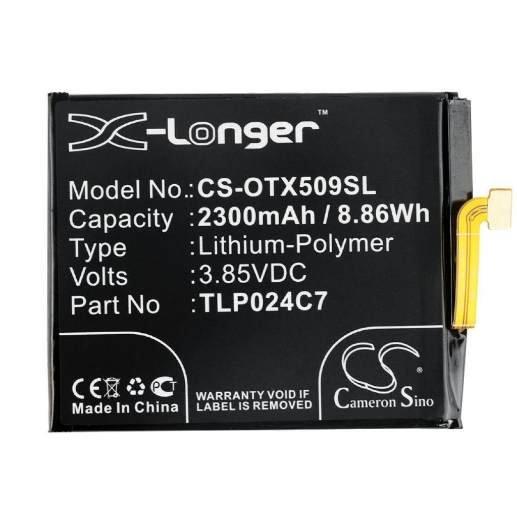 Remplacement de batterie compatible pour Alcatel TLP024C7