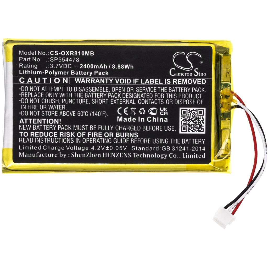 Compatible battery replacement for Infant optics SP554478