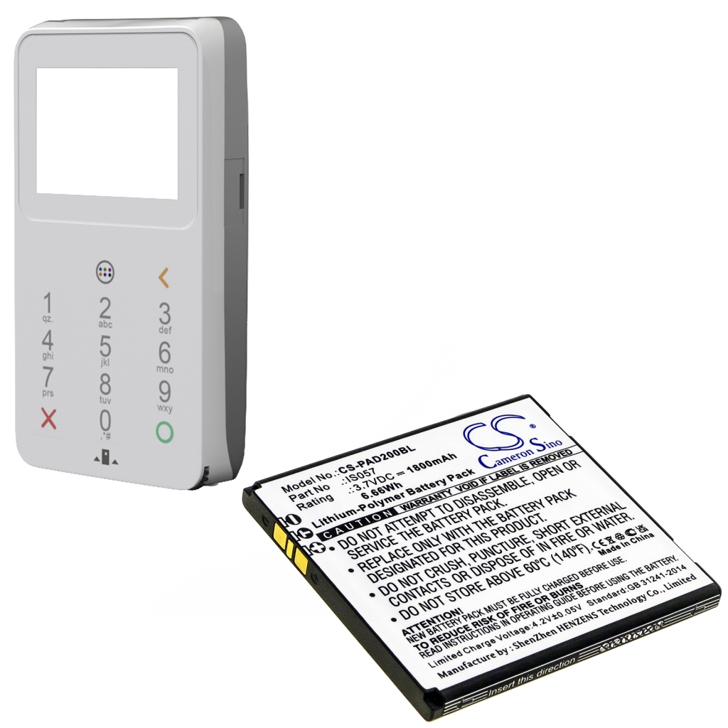 Terminal de paiement Batterie Angelcare CS-PAD200BL