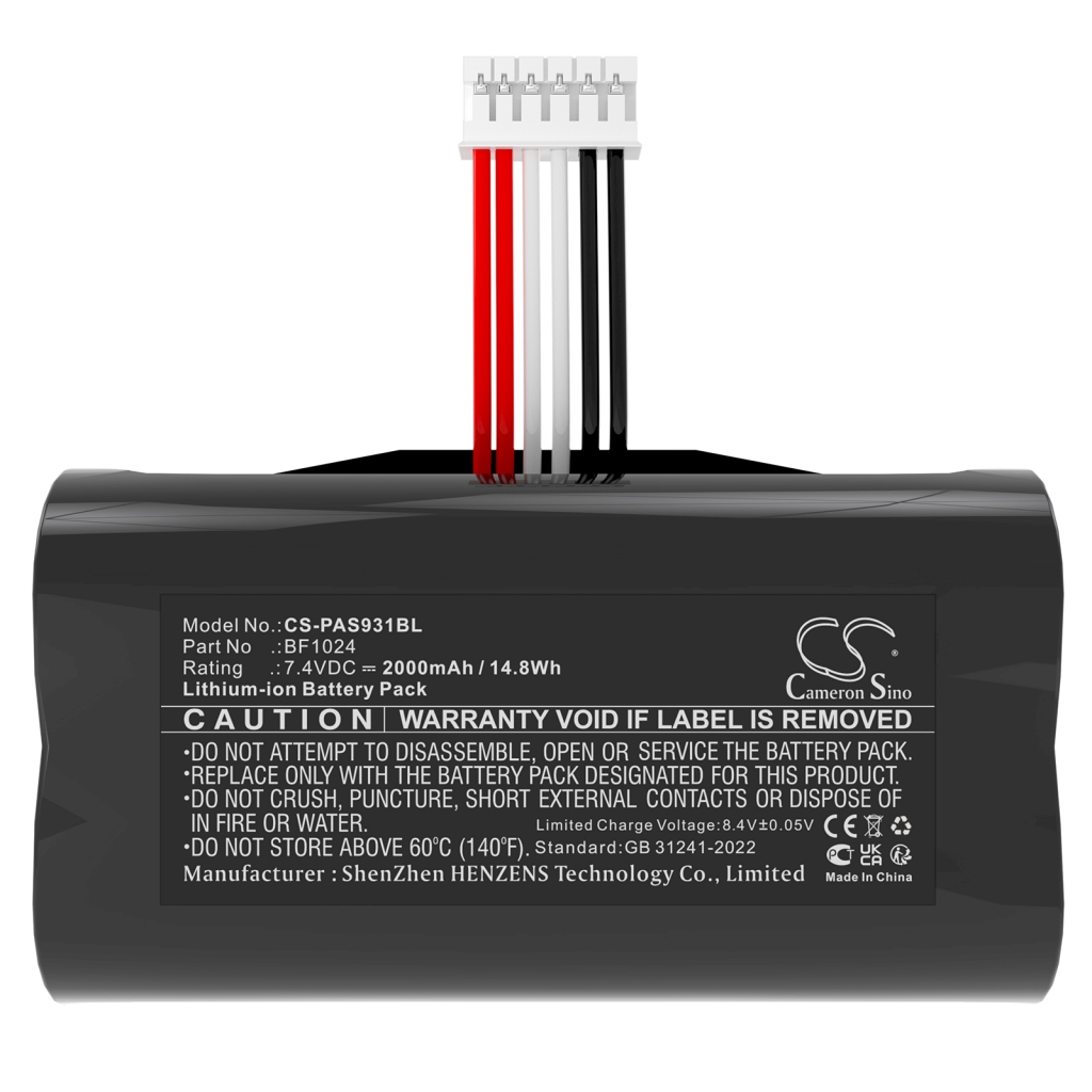 Compatible battery replacement for Pax BF1024