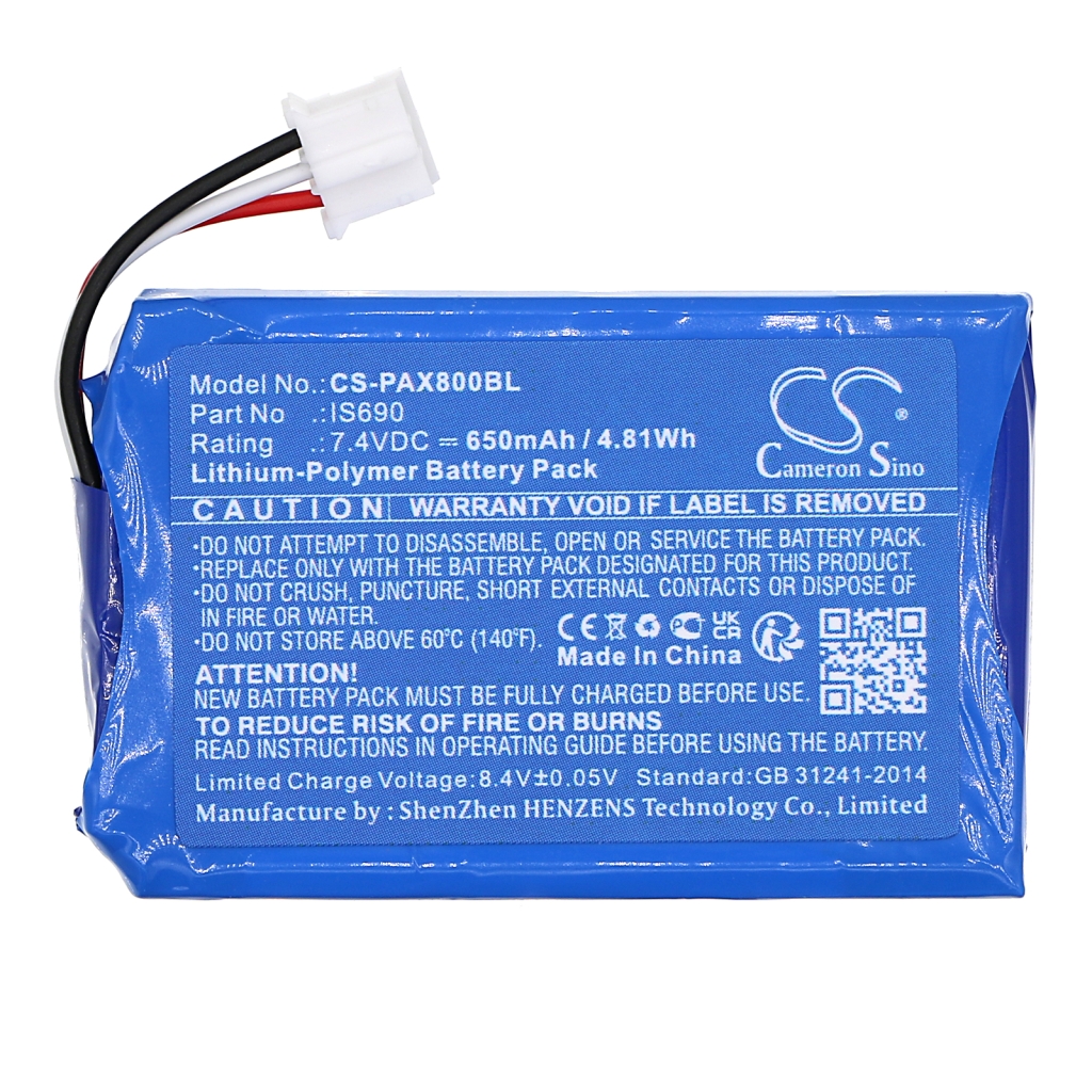 Terminal de paiement Batterie Pax CS-PAX800BL