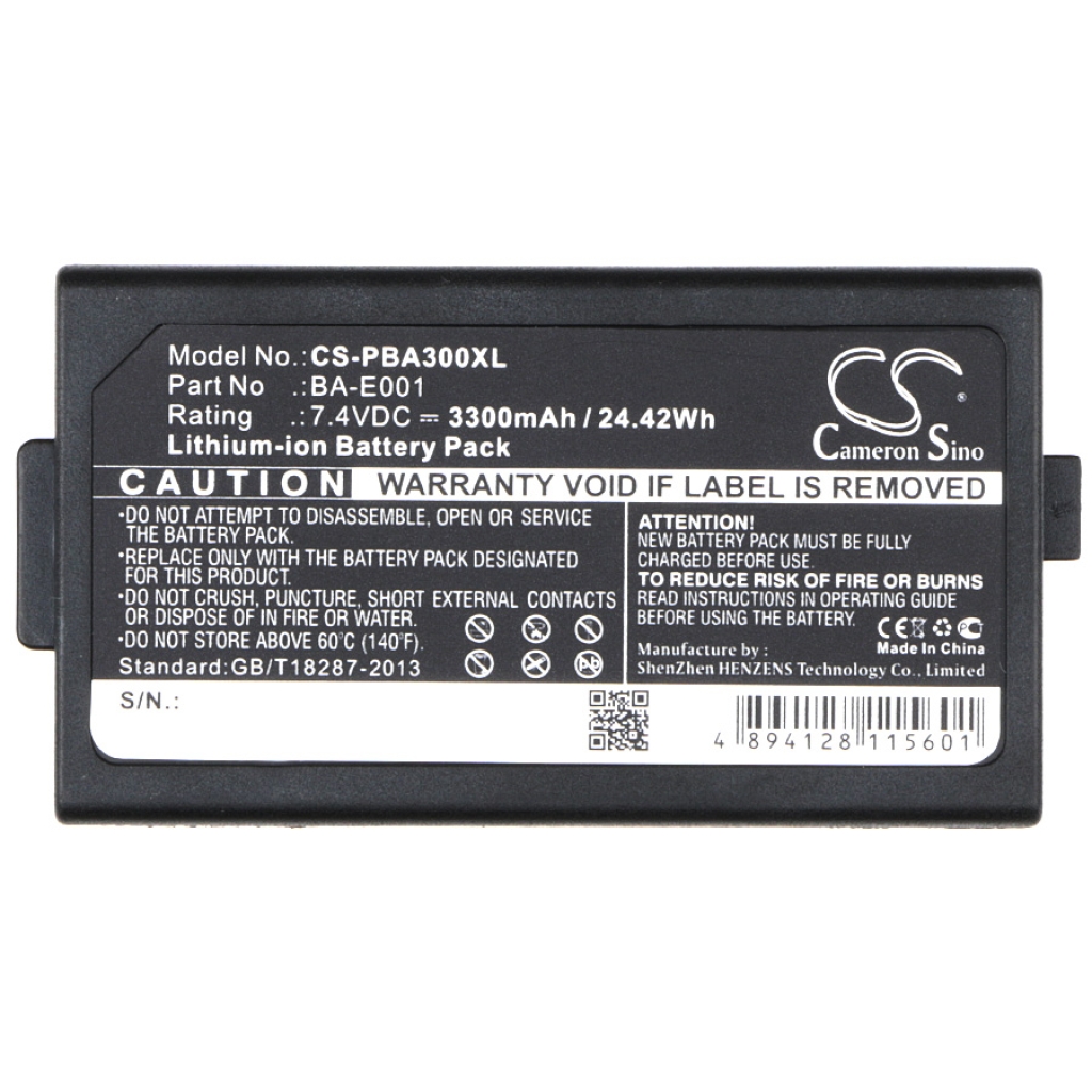 Batterie d'imprimante Sonel CS-PBA300XL