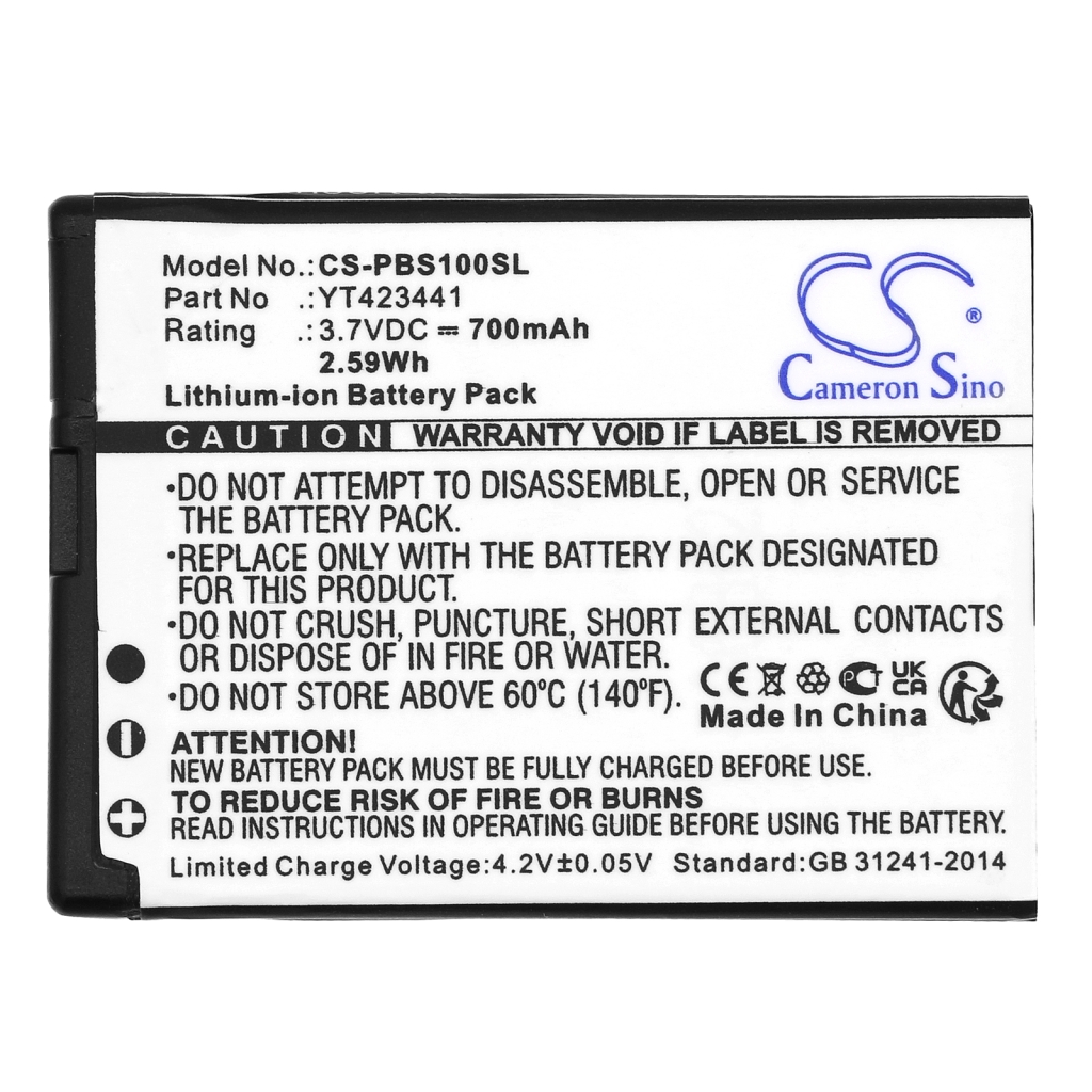 Batteries Audio device batteries CS-PBS100SL