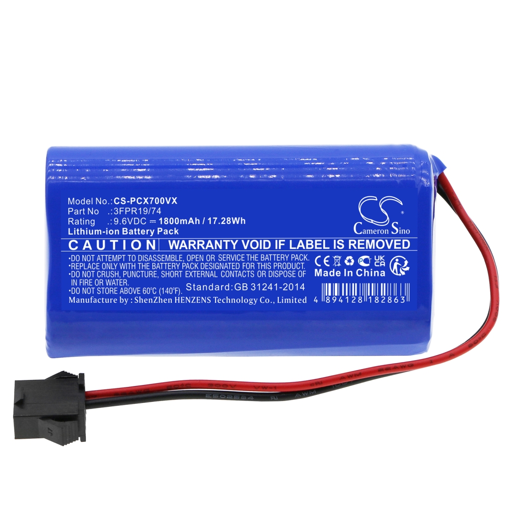 Compatible battery replacement for Pure clean 3FPR19/74