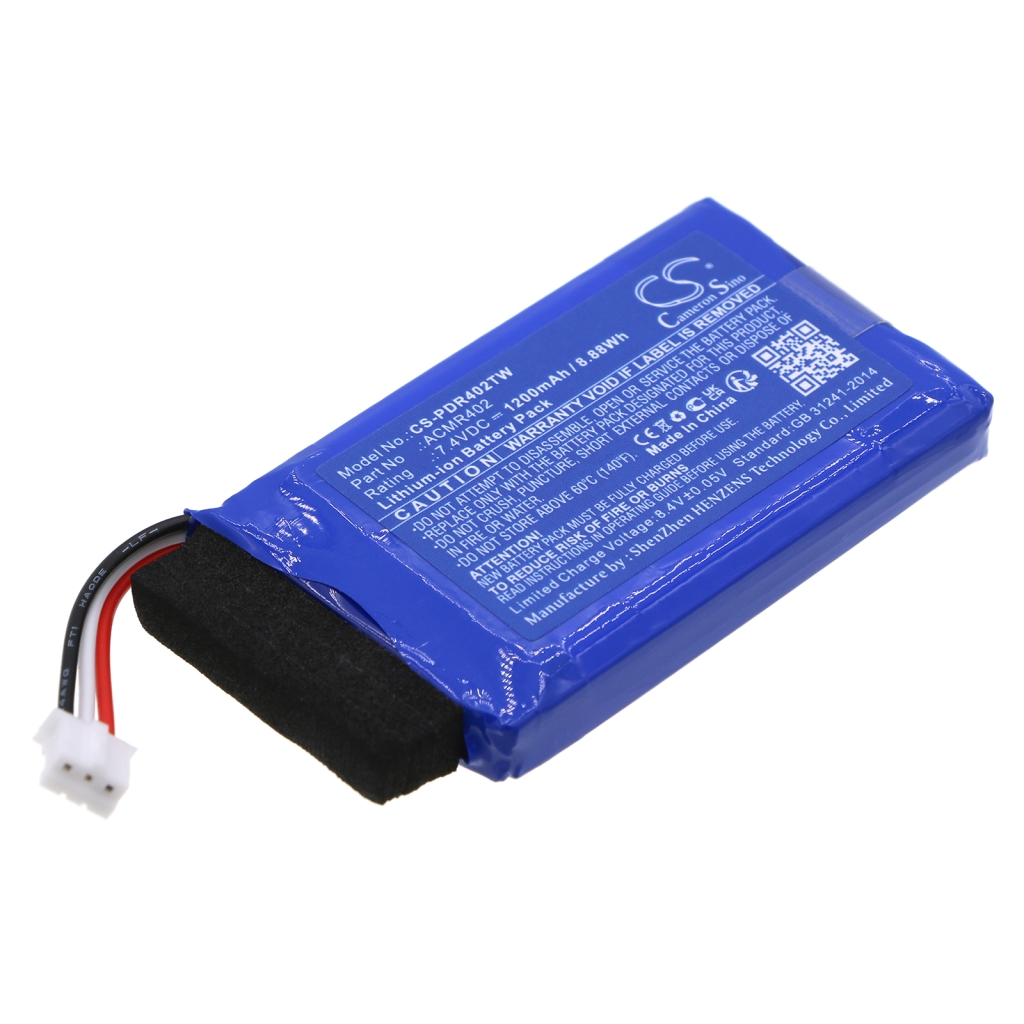 Compatible battery replacement for President ACMR402