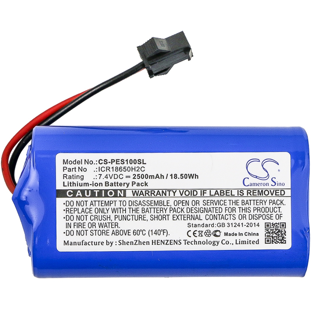 Compatible battery replacement for Peugeot ICR18650H2C